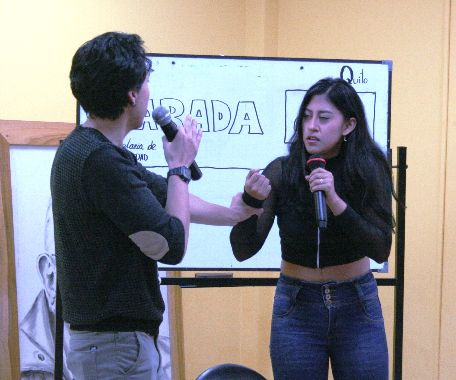 Ruptura. Sociodrama sobre la violencia de género interpretado por estudiantes de psicología de la PUCE